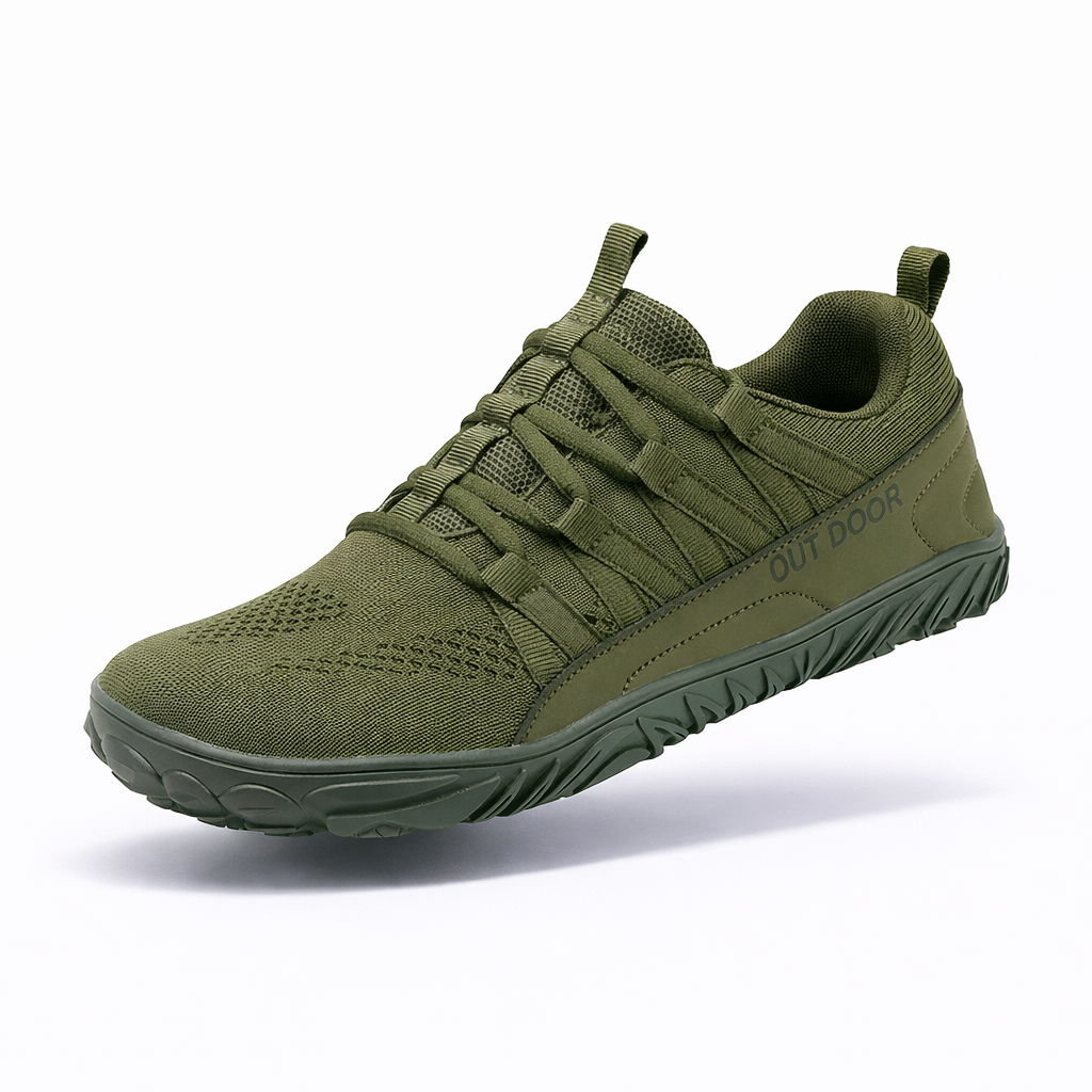TrailAir Bamboo – Sapatos Barefoot Respiráveis Com Biqueira Larga Para Caminhada