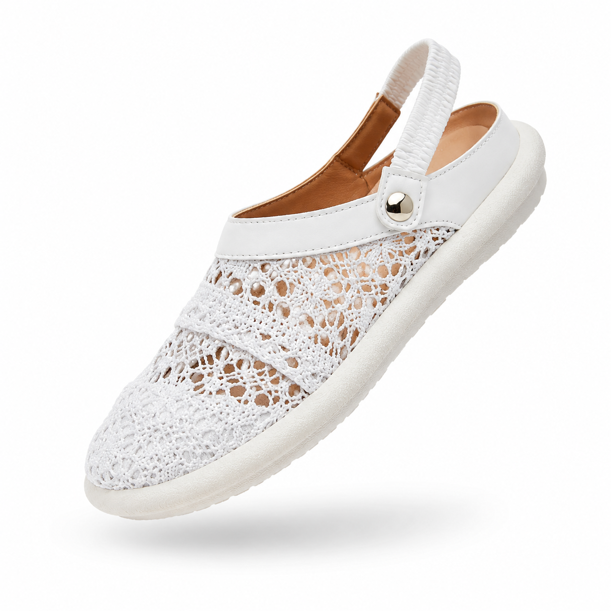 BreezeStep Air – Sandália barefoot respirável de biqueira fechada para mulher