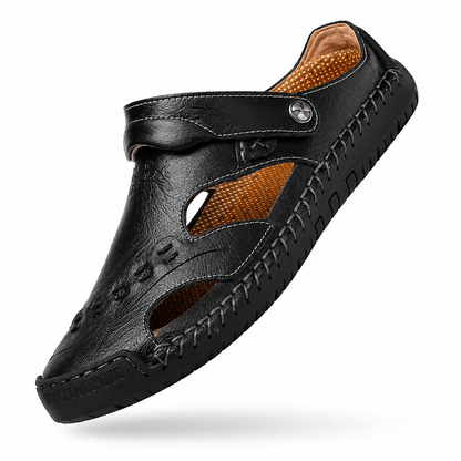 Heritage Walk – Sandálias em couro de estilo retro para homem