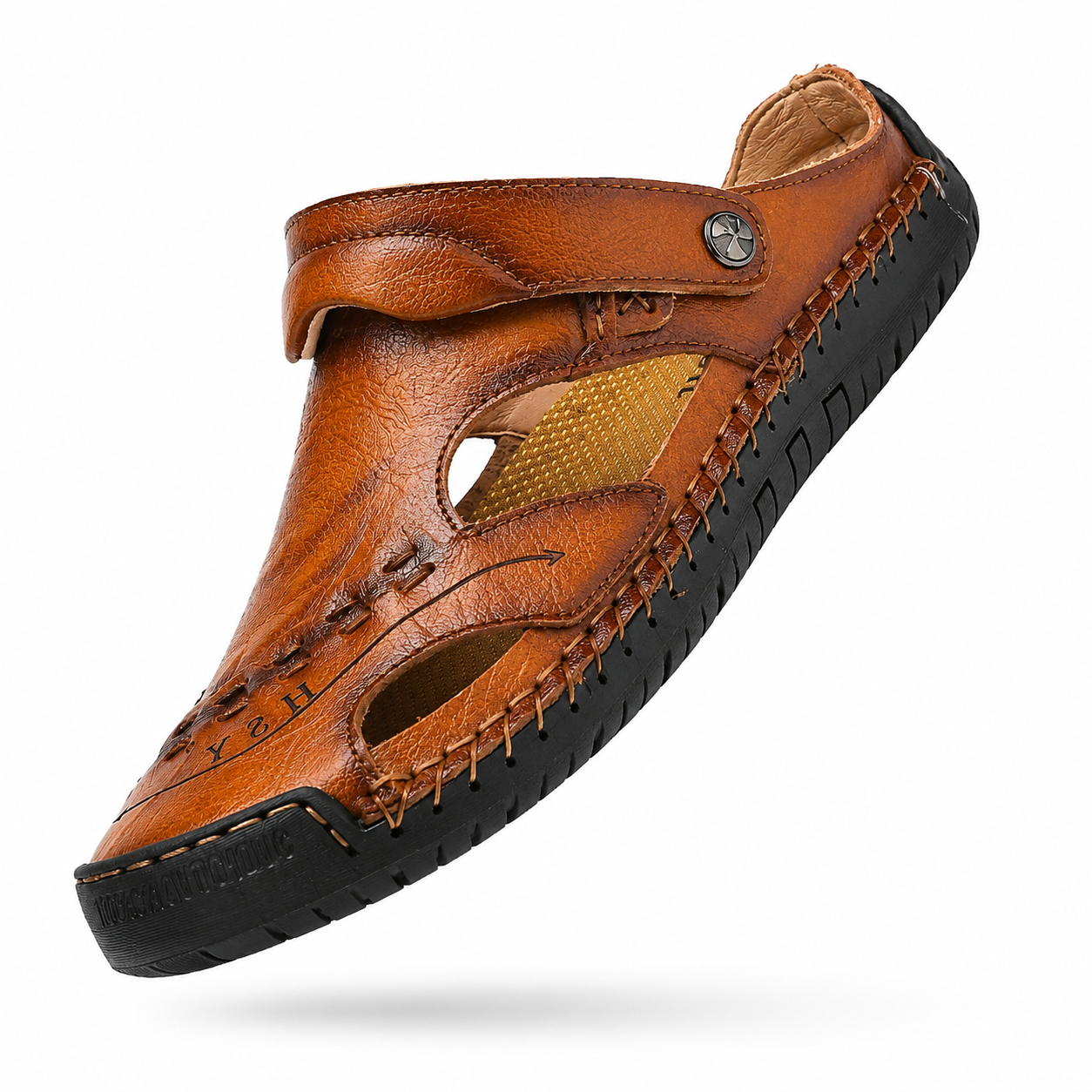 Heritage Walk – Sandálias em couro de estilo retro para homem