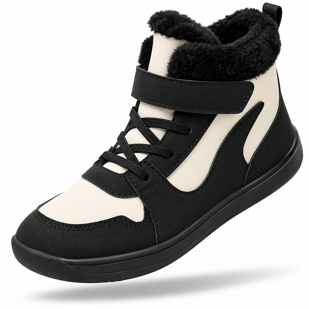 Kivora Kids - Botas Barefoot Infantis de Inverno Forradas