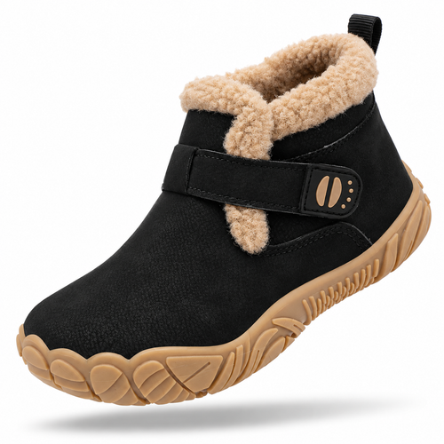 Kaldin Kids - Botas Barefoot Infantis de Inverno Forradas