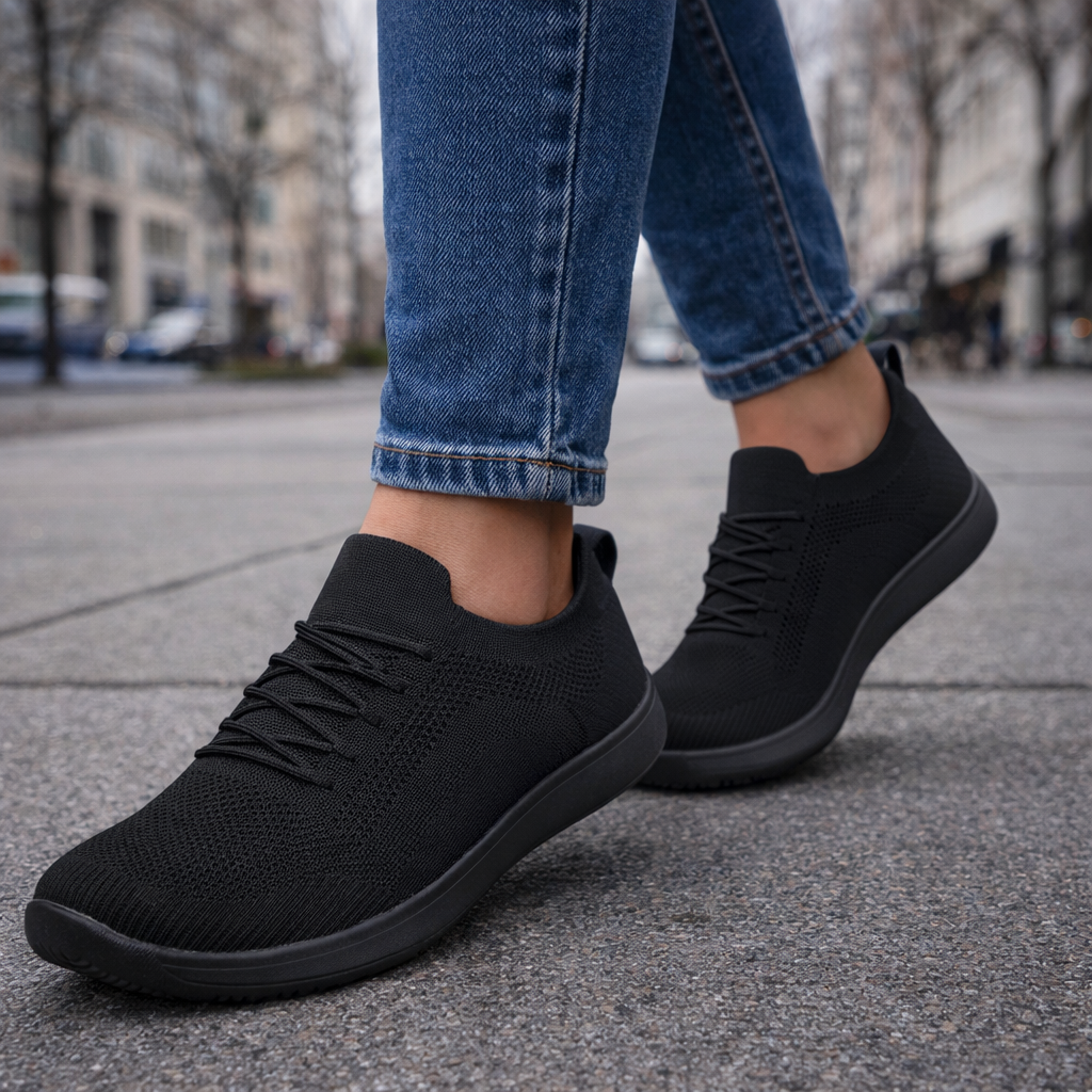 CloudStep Urban – Ténis barefoot respiráveis e flexíveis unissexo