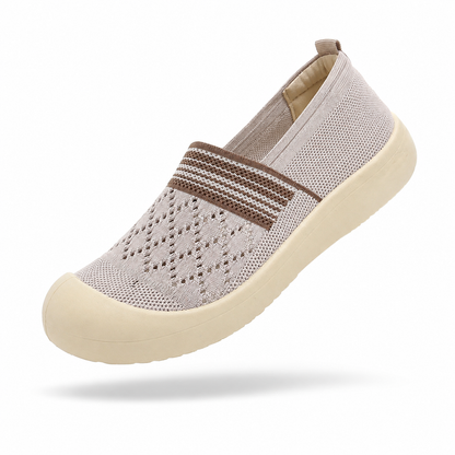 UrbanEase Knit – Sapatos barefoot respiráveis slip-on unissexo