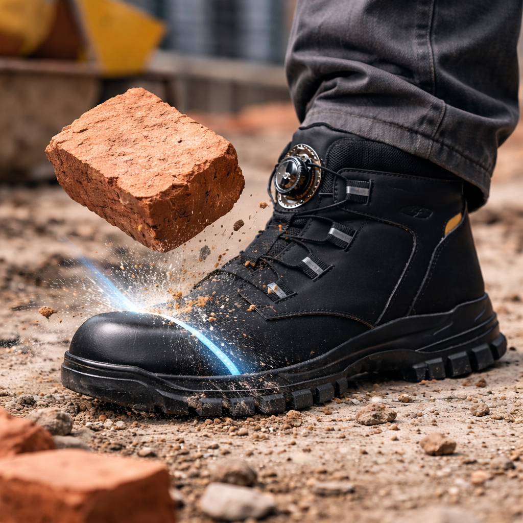 Bottes De Sécurité Étanches Pour Hommes Embout En Acier