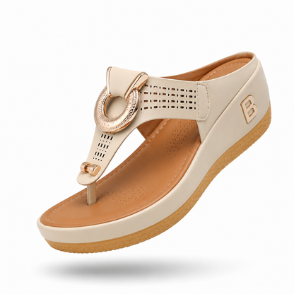 Bella Comfort – Sandália semi ortopédica confortável para mulher