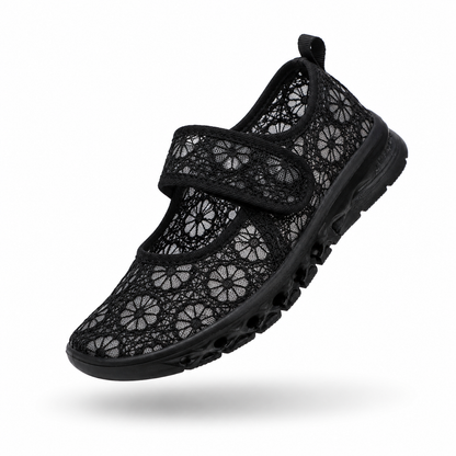 CloudStep Air – Sapatos barefoot respiráveis de biqueira larga para mulher