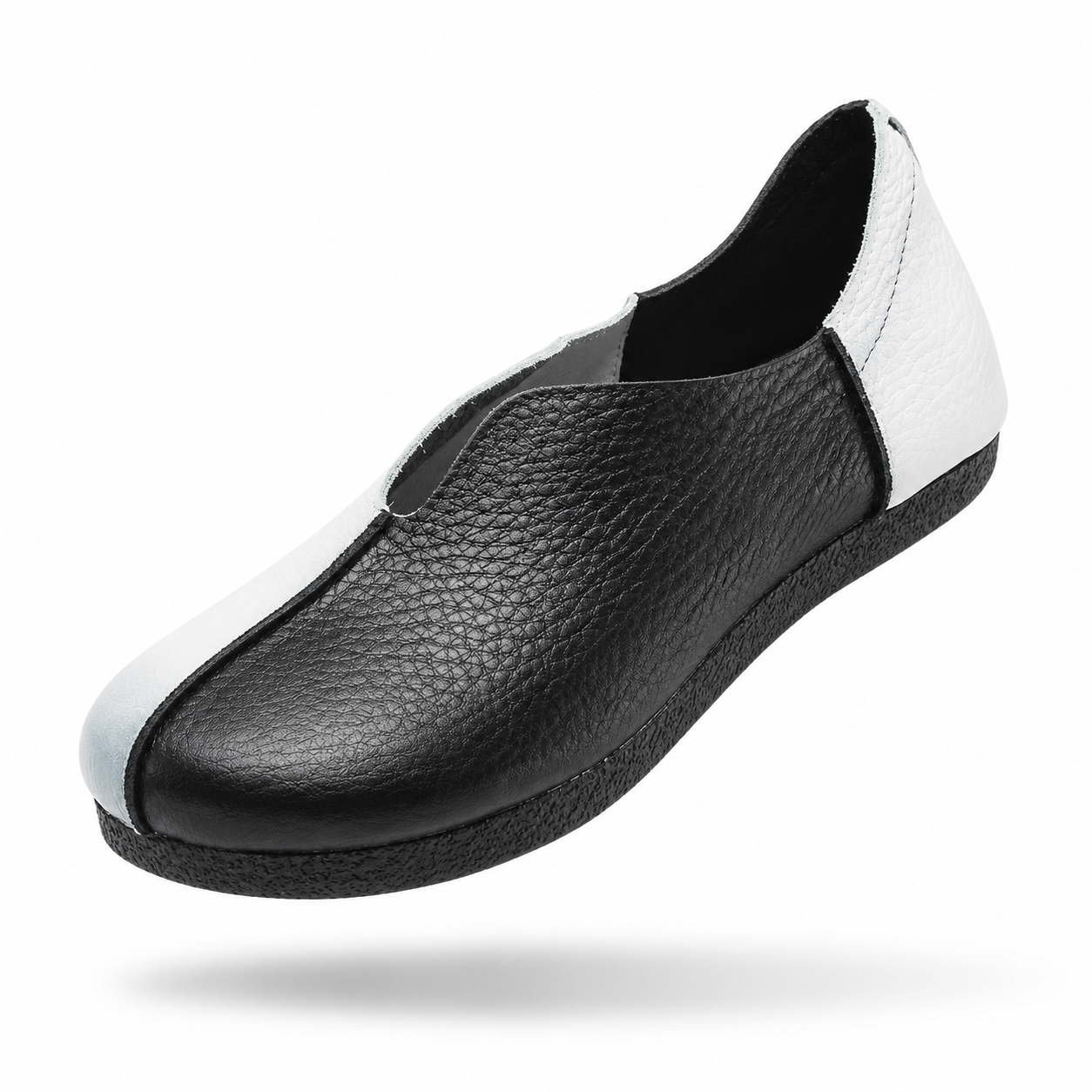 Heritage Loafer – Mocassins em couro genuíno de estilo vintage para mulher