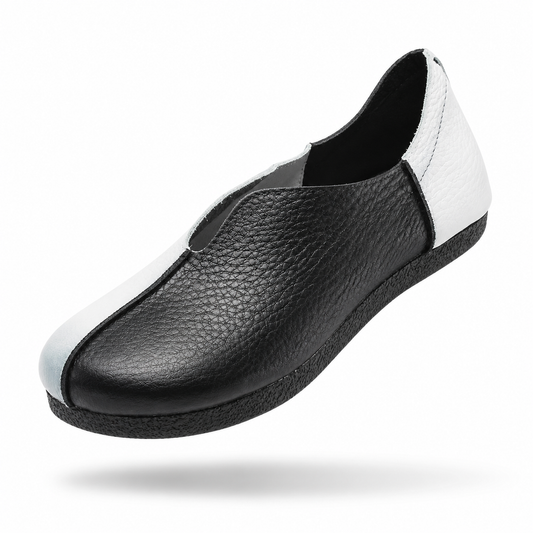 Heritage Loafer – Mocassins em couro genuíno de estilo vintage para mulher