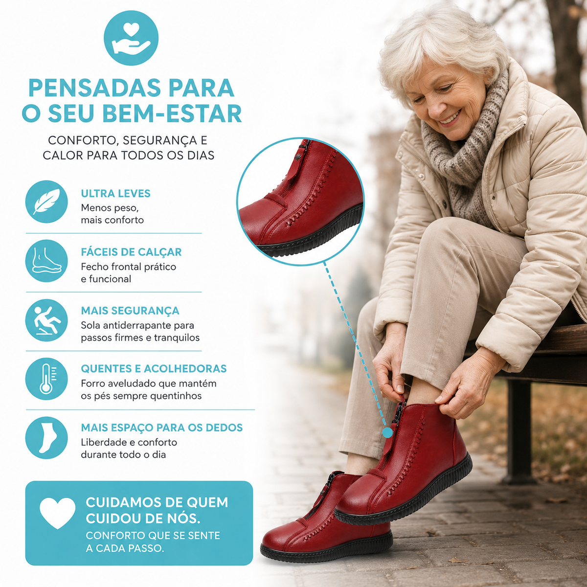 HotConfort – Botas Barefoot de Senhora Impermeáveis e Aveludadas