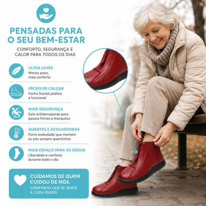 HotConfort – Botas Barefoot de Senhora Impermeáveis e Aveludadas