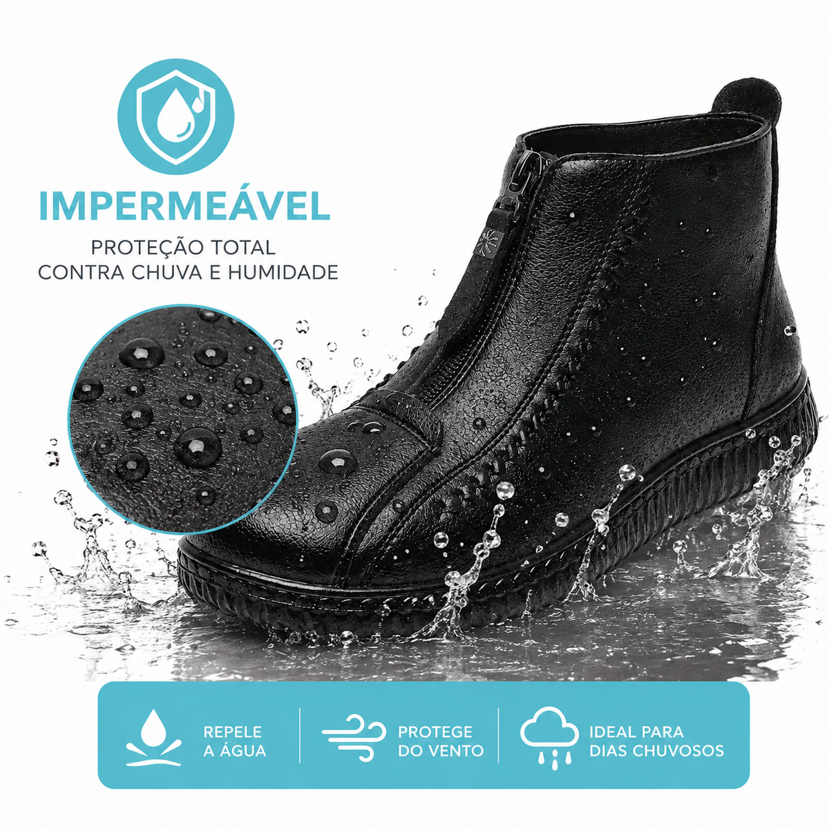 HotConfort – Botas Barefoot de Senhora Impermeáveis e Aveludadas