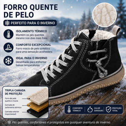 NordicWarm – Botas Barefoot de Senhora Impermeáveis e Forradas