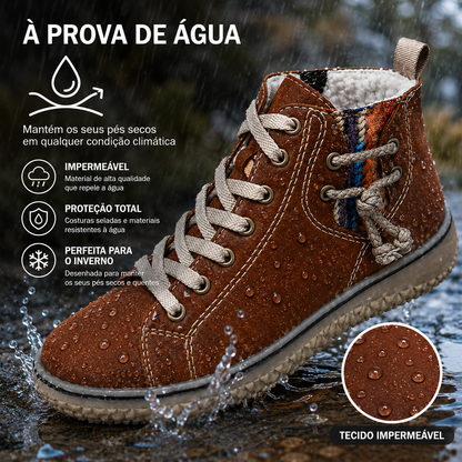 NordicWarm – Botas Barefoot de Senhora Impermeáveis e Forradas
