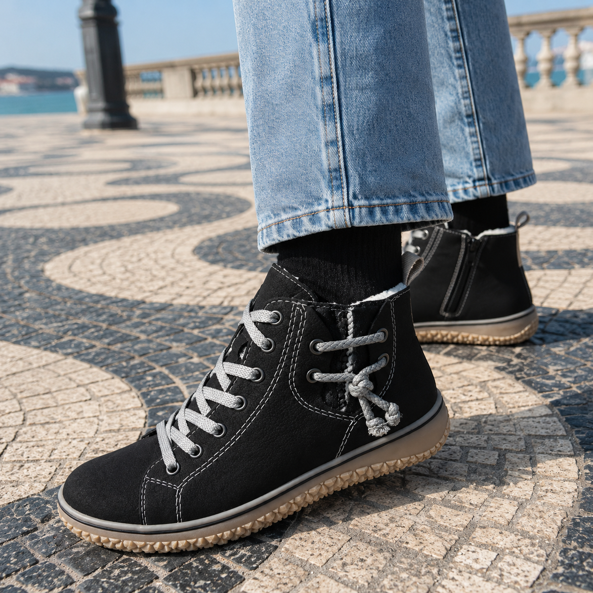 NordicWarm – Botas Barefoot de Senhora Impermeáveis e Forradas
