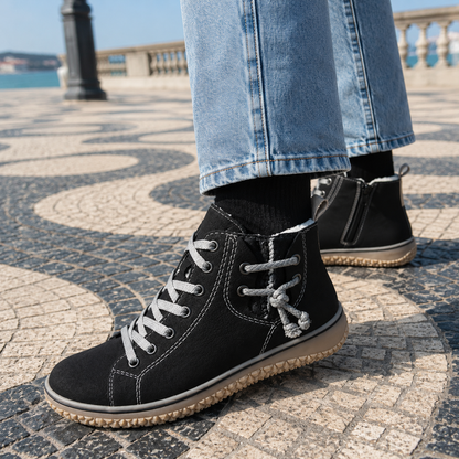NordicWarm – Botas Barefoot de Senhora Impermeáveis e Forradas