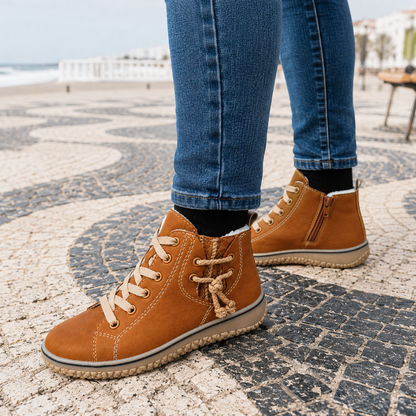 NordicWarm – Botas Barefoot de Senhora Impermeáveis e Forradas