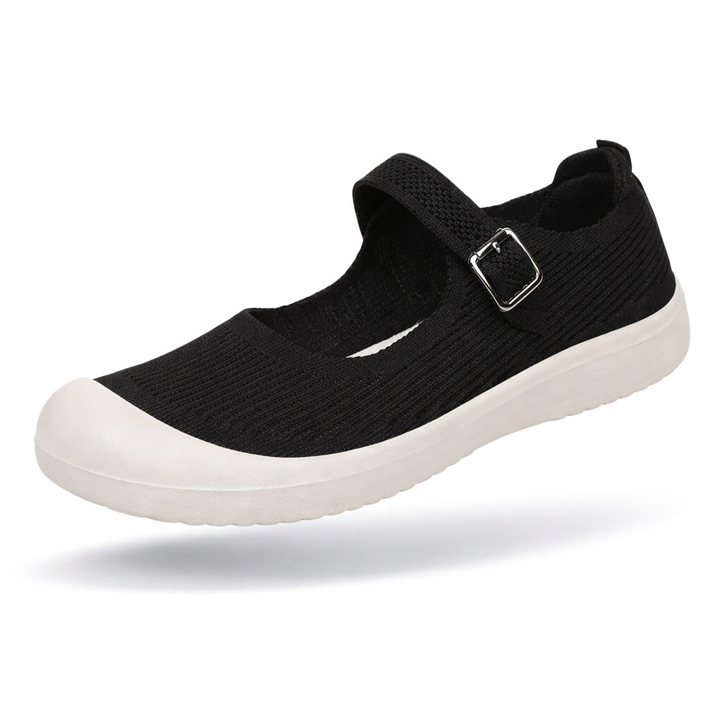 FlexiStep Air – Sapatos Mary Jane Barefoot Senhora Leves e Respiráveis
