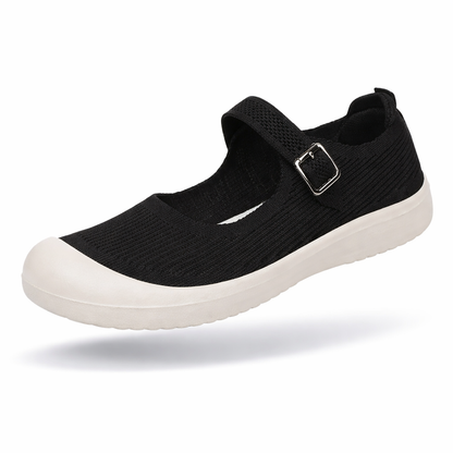 FlexiStep Air – Sapatos Mary Jane Barefoot Senhora Leves e Respiráveis