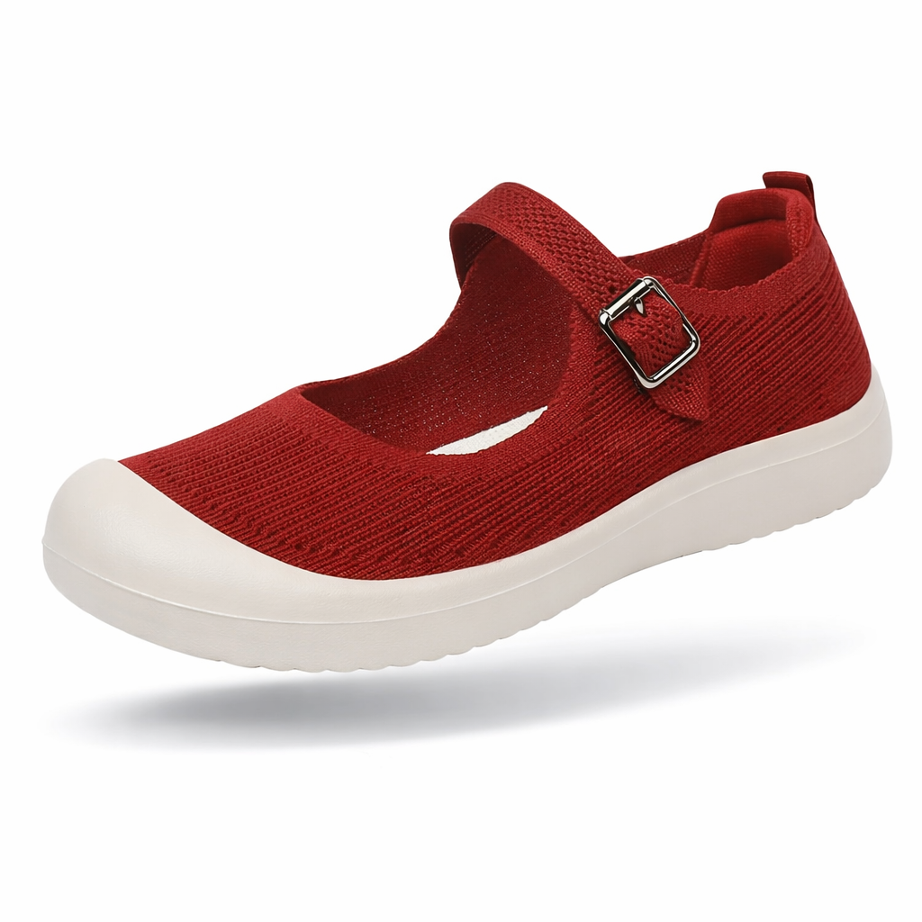 FlexiStep Air – Sapatos Mary Jane Barefoot Senhora Leves e Respiráveis