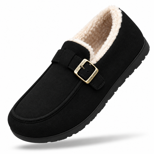 Nevora - Mocassins Femininos de Inverno Forrados