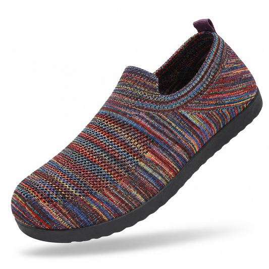 Maelis - Mocassins Femininos Boho em Tecido