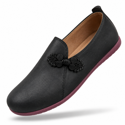 Celinne - Mocassins Femininos Retro em Canvas