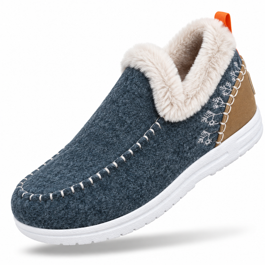 Alverine - Botins Femininos de Inverno em Feltro