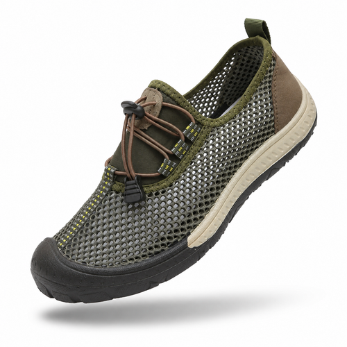 TerraFlex Air – Sapatos barefoot respiráveis em malha de secagem rápida unissexo