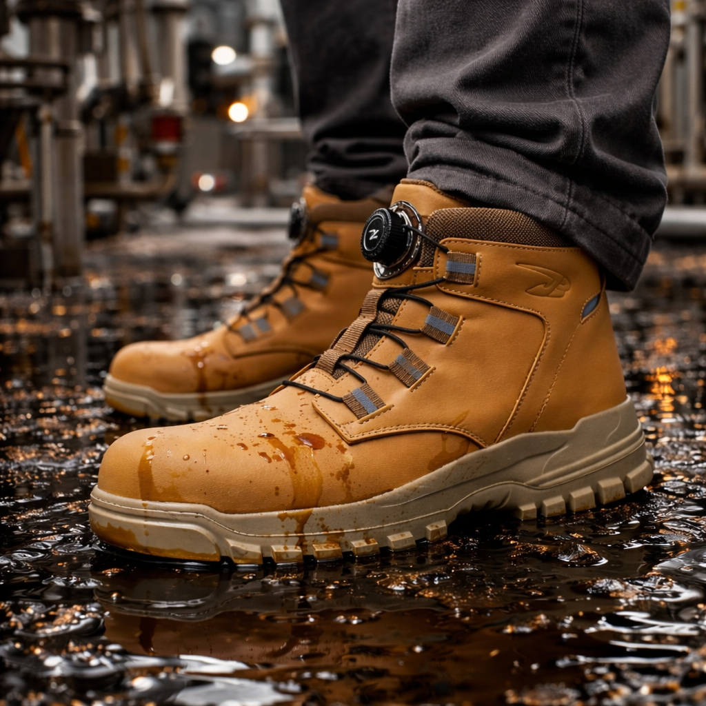 Bottes De Sécurité Étanches Pour Hommes Embout En Acier