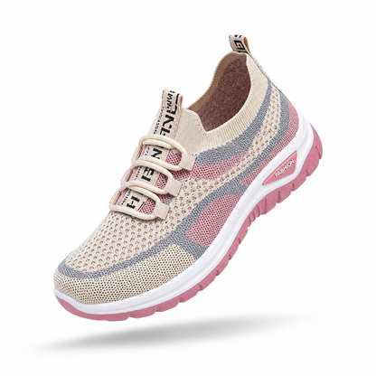 AeroLuna Knit – Sapatos Barefoot Femininos em Malha Respirável