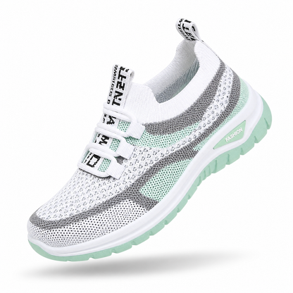 AeroLuna Knit – Sapatos Barefoot Femininos em Malha Respirável