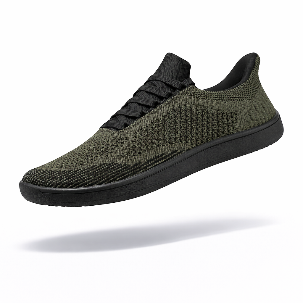 AirKnit Motion – Sapatos Barefoot Respiráveis Com Biqueira Larga Unissexo