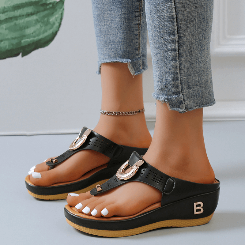 Bella Comfort – Sandália semi ortopédica confortável para mulher