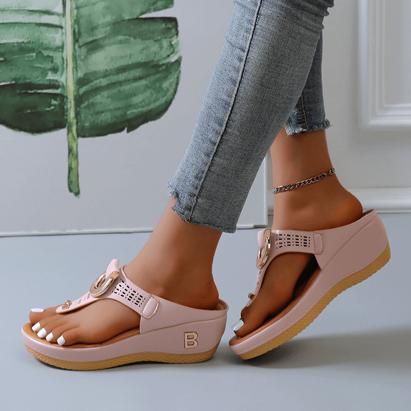 Bella Comfort – Sandália semi ortopédica confortável para mulher