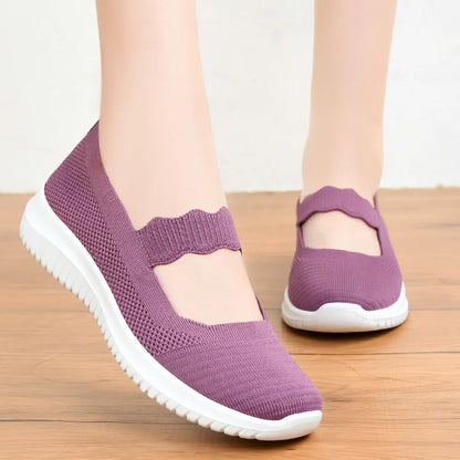 Cleo Marie - Sapato Barefoot de Malha Respirável Ultra-Leve