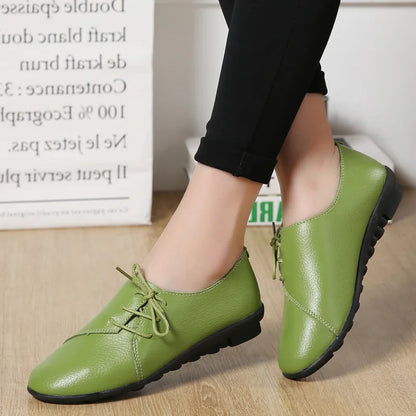 Olga Marie Comfort - Ténis Casuais Senhora em Couro Vegan