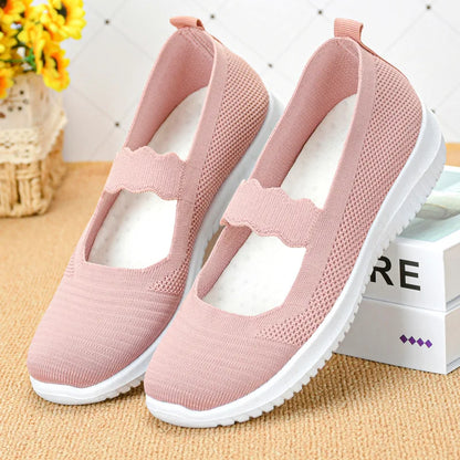 Cleo Marie - Sapato Barefoot de Malha Respirável Ultra-Leve