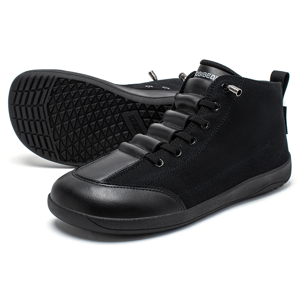 UrbanMid Canvas – Botas barefoot Mid-top Com Biqueira Larga Unissexo