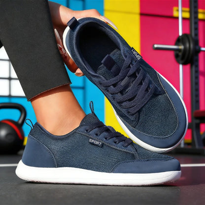TerraFlex Motion – Sapatos barefoot respiráveis com biqueira larga unissexo
