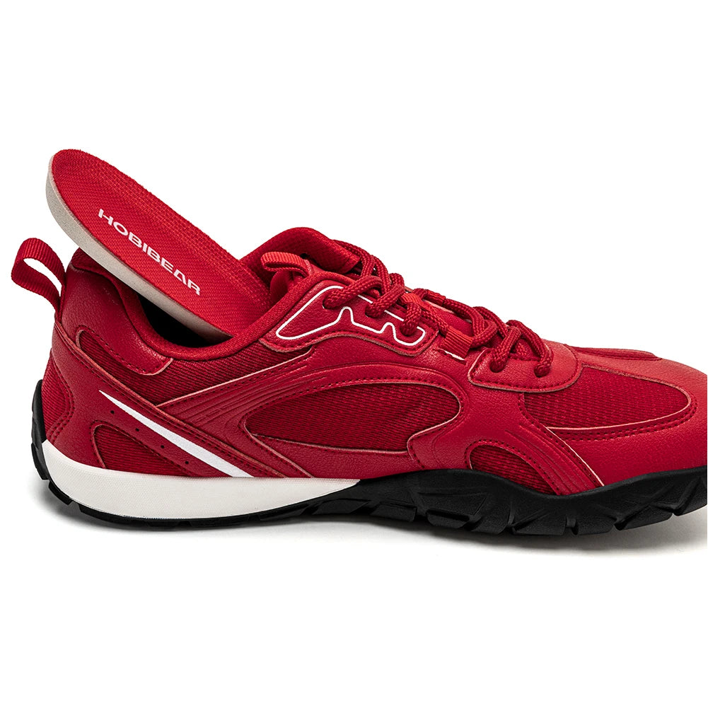 TerraFlex Retro – Sapatos barefoot minimalistas com biqueira larga unissexo