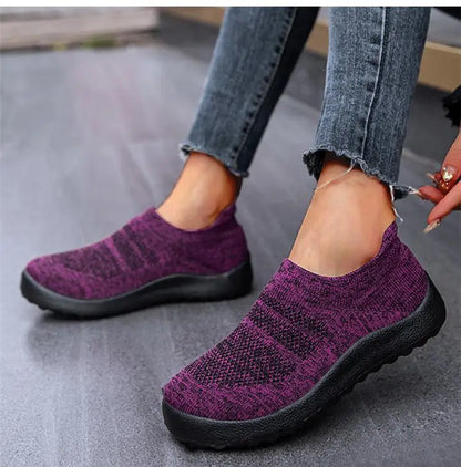 CoreRun Barefoot Lady - Ténis Barefoot Senhora Running Respiráveis Slip-On