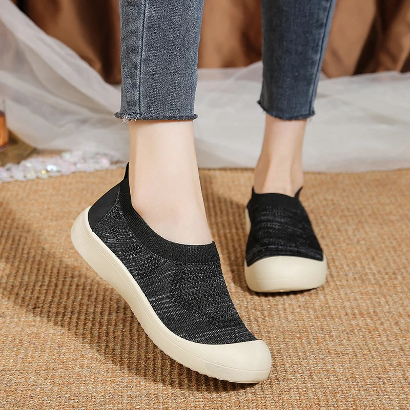SoftStride Air – Sapatos barefoot respiráveis slip-on unissexo