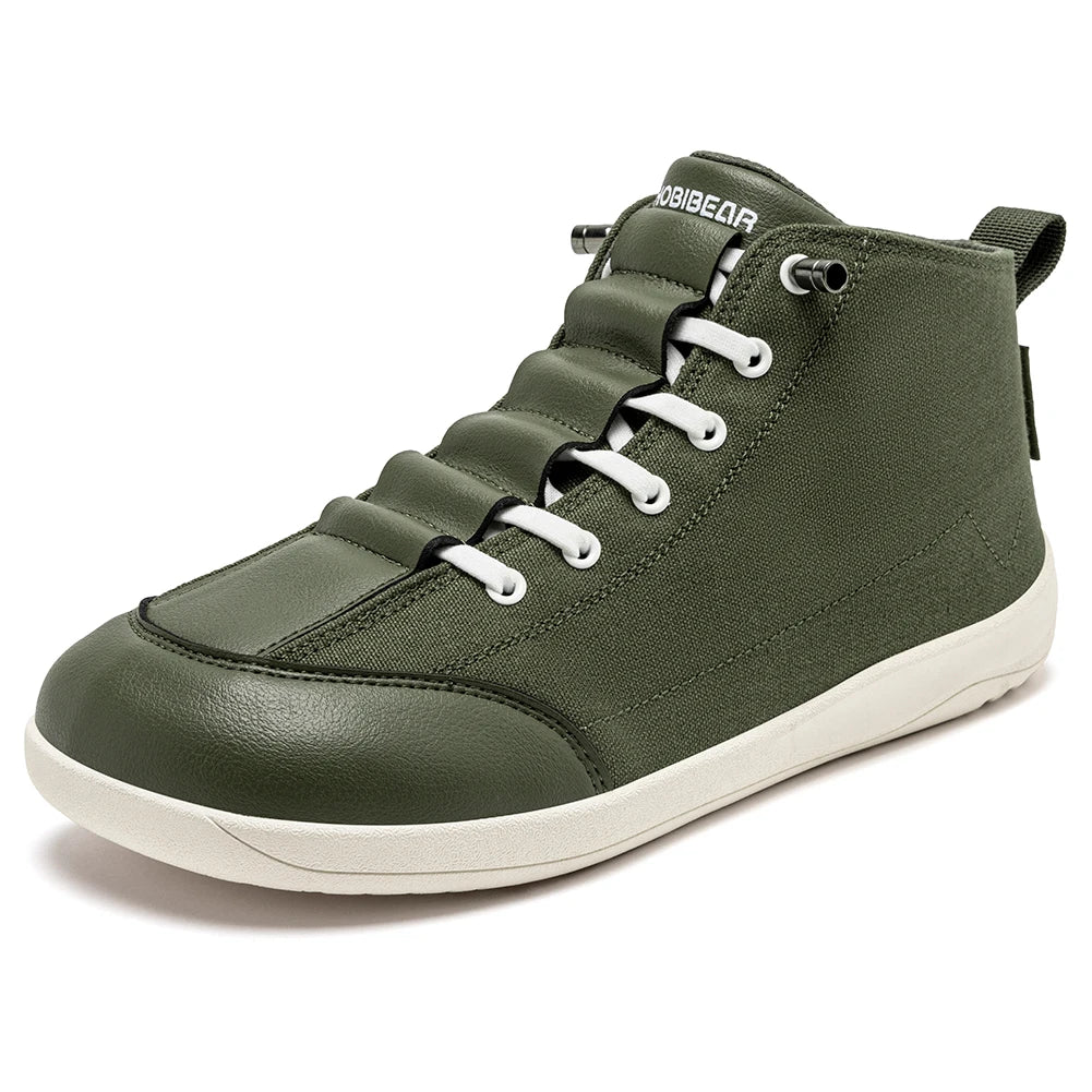 UrbanMid Canvas – Botas barefoot Mid-top Com Biqueira Larga Unissexo