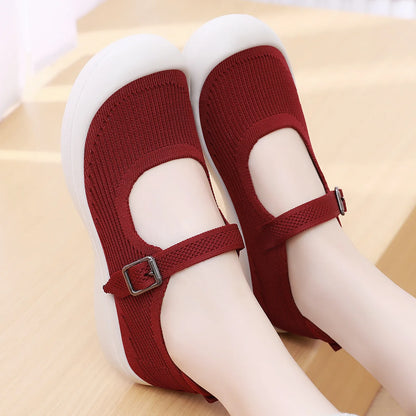FlexiStep Air – Sapatos Mary Jane Barefoot Senhora Leves e Respiráveis