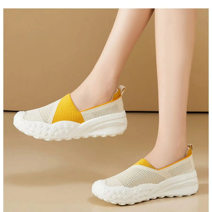 CloudStride Air – Sapatos barefoot respiráveis com sola macia unissexo
