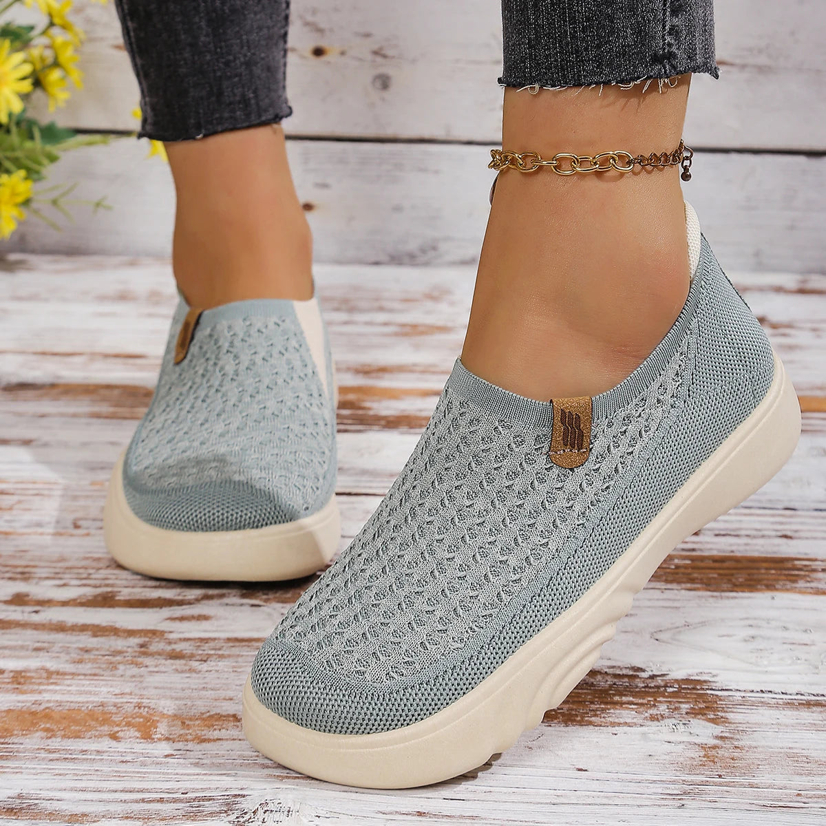Léonie Air Barefoot - Ténis Respiráveis Ultra Leves