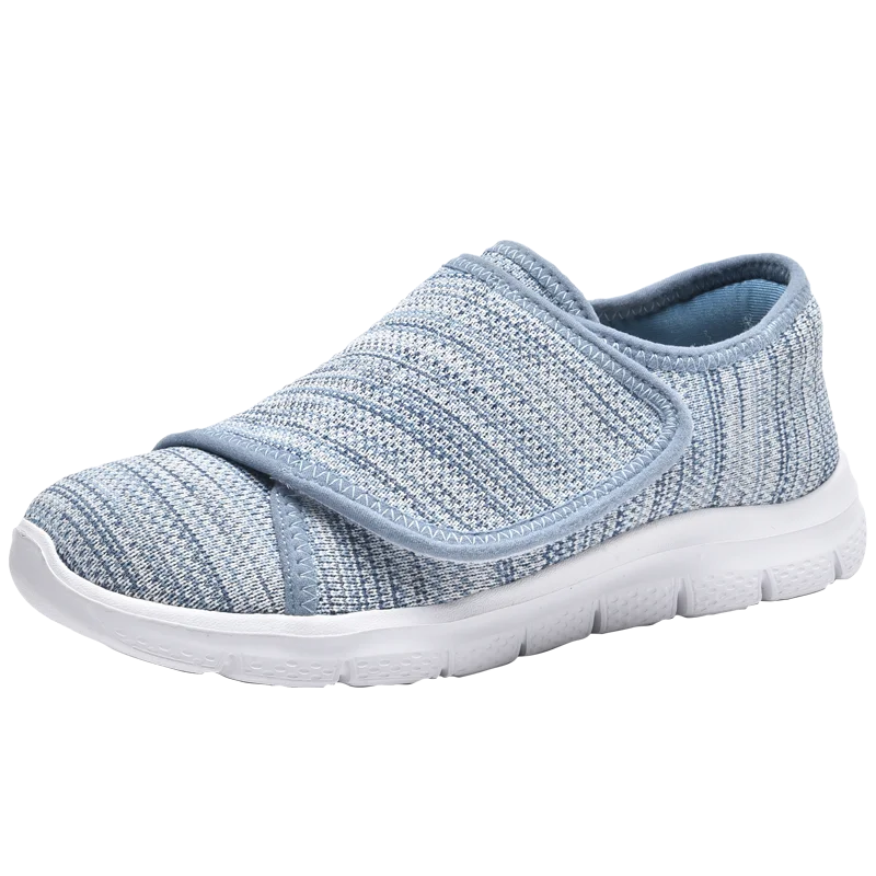 OrthoFlex WideCare - Sapatos Ortopédicos Senhora Pé Largo Ajustáveis com Velcro