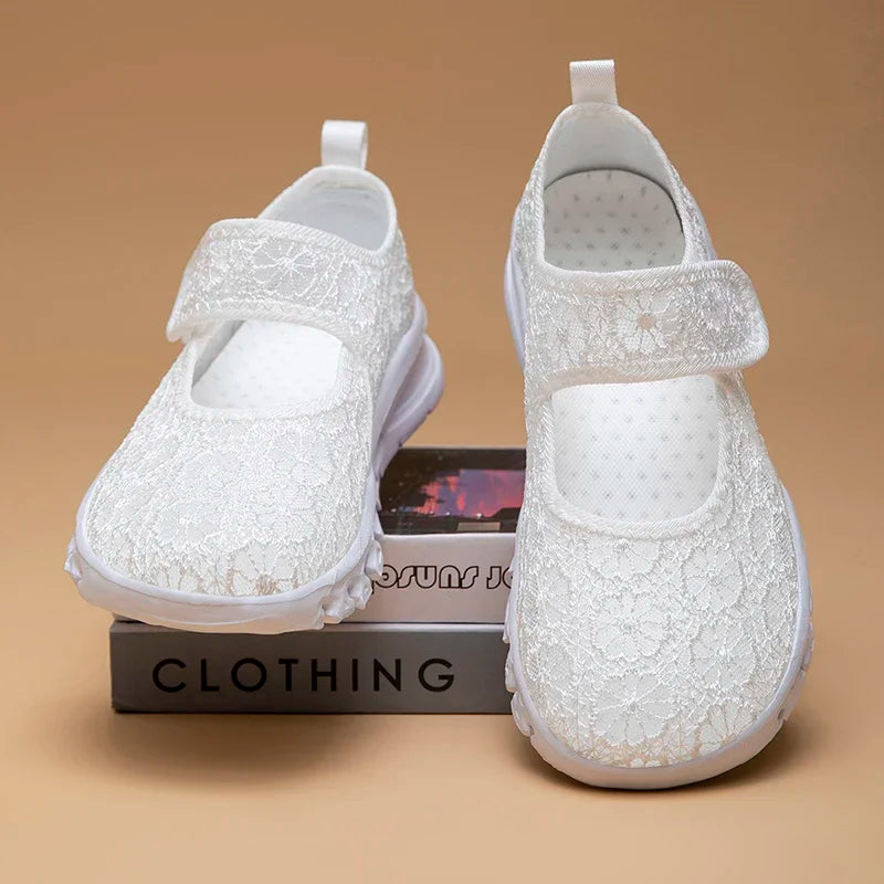 CloudStep Air – Sapatos barefoot respiráveis de biqueira larga para mulher