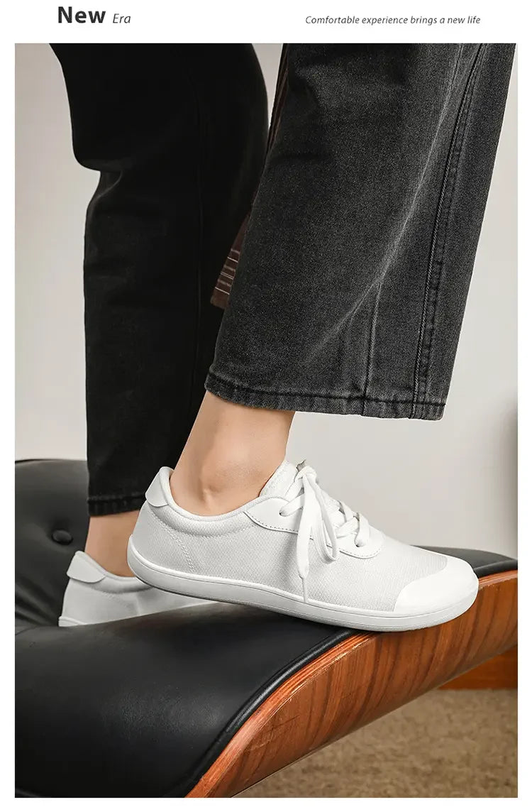 RelaxFlow Air – Sapatos Barefoot Minimalistas Com Biqueira Larga Unissexo